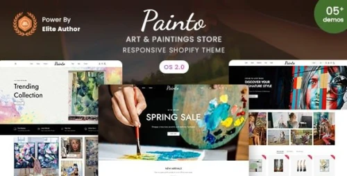 Painto - Art & Paintings Store Shopify 2.0 Theme