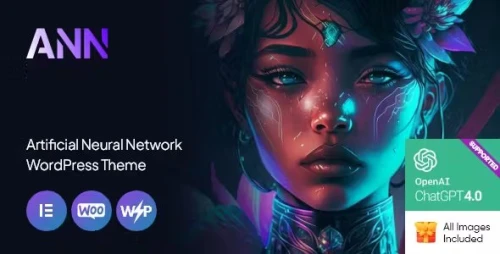 AI ANN - AI Artificial Intelligence Startup & Technology WordPress Theme