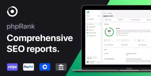 phpRank - SEO Reports & Tools Platform