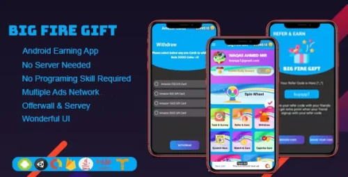 Big Fire Gift v1.0 - Best Android Earning App