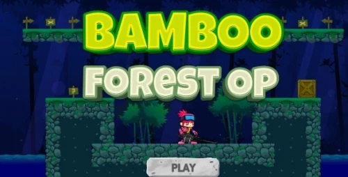 Bamboo Forest Operation | HTML5 Platform Game