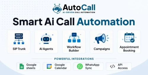 AutoCall - AI Voice Calling & Lead Automation SaaS Platform Node.js Script