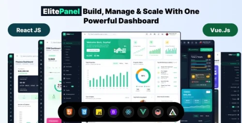 ElitePanel - Vuejs, React, Bootstrap 5 HTML Premium Multipurpose Admin Dashboard Template