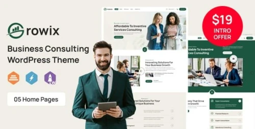 Growix – Business Consulting WordPress Theme