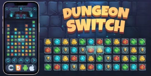 Dungeon Switch - HTML5 Game, Construct 3