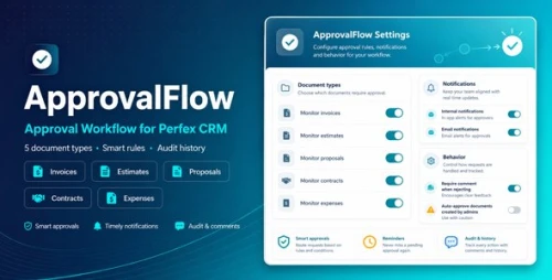 Approval Workflow Module for Perfex CRM