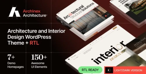 Archinex – Modern Architecture & Interior Design WordPress Theme