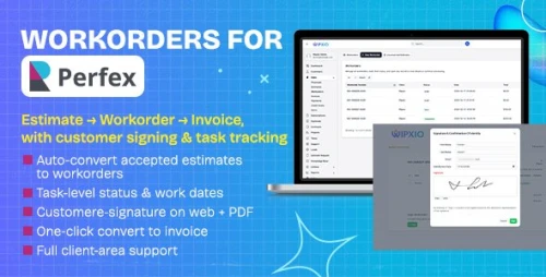 Work Orders for Perfex CRM