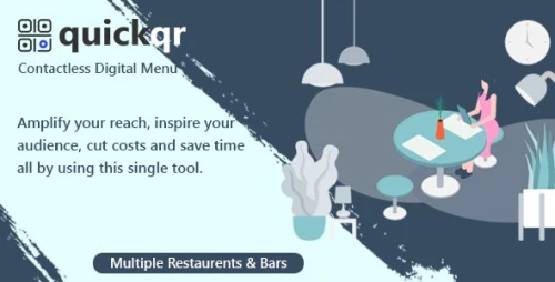 Digital QR Code Restaurant Menu Maker & Contactless Ordering System - SaaS - QuickQR Laravel CMS