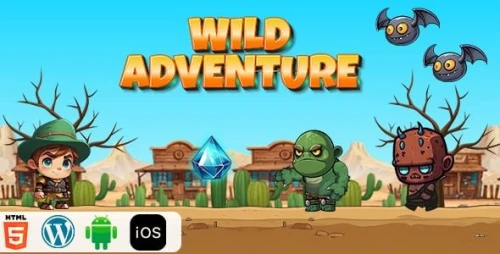 Wild Adventure - HTML5 Construct3 Game