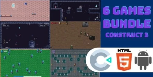 6 Games Bundle HTML5 - Construct 3