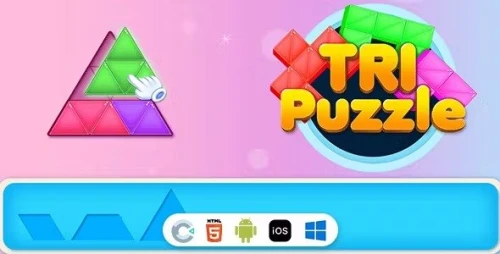 Tri Puzzle [ Construct 3 , HTML5 ]