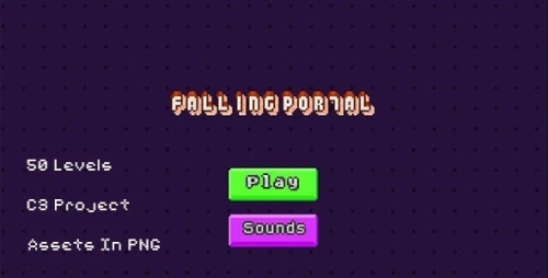 Falling Portal | 50 Levels | Construct3