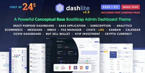 DashLite - Bootstrap Responsive Admin Dashboard Template
