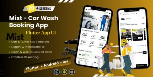 Mist - Car Wash On-Demand Home Service App