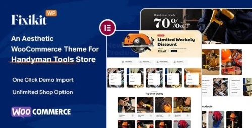 Fixikit - Hardwares & Tools Store WooCommerce WordPress Theme