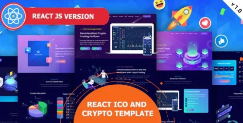 Tokyland - React ICO and Crypto Template