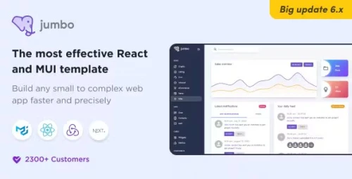 Jumbo - React Admin Template with Material-UI