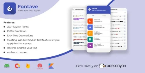 Fontave - Fancy and Stylish Font for Social Media