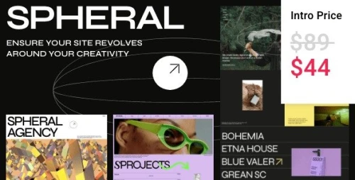 Spheral - Creative Agency & Portfolio WordPress Theme