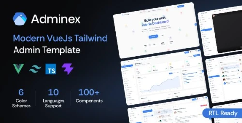 Adminex - Vue & Tailwind CSS Admin Dashboard Template