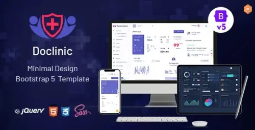 Doclinic - Medical Responsive Bootstrap Admin Dashboard
