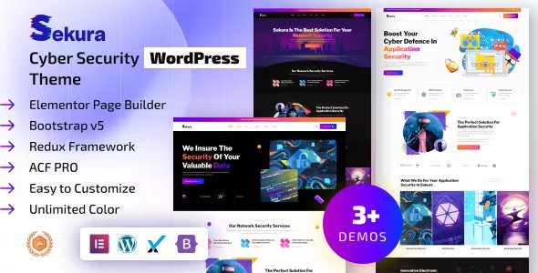 Sekura - Cyber Security WordPress Theme