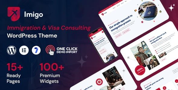 Imigo - Immigration and Visa Consulting WordPress Theme