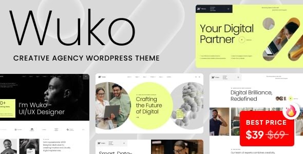 Wuko - Creative Agency WordPress Theme