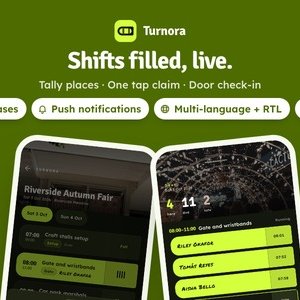 Turnora | Flutter Volunteer Shift Signup App with Firebase and Laravel Admin