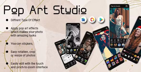 Pop Art Studio Pro - Poster PopArt - Camera Effects Maker - Art Effect - AI Photo Filters - WPAP