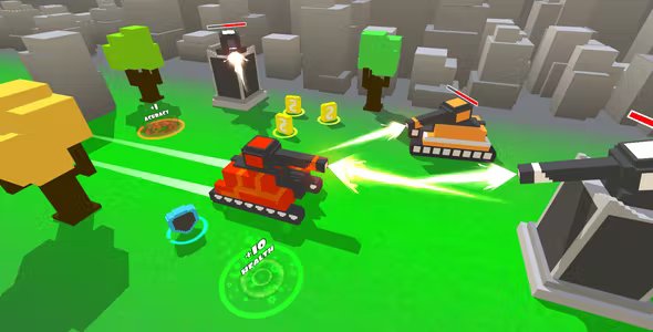 Unity Game Template - Tankie Attack