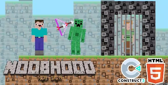 NoobHood - HTML5 Game - Construct 3