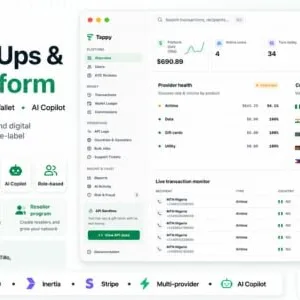 Tappy - Global Top-Ups, Gift Cards & Wallet SaaS Platform