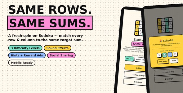 SumDoku | HTML5 Game