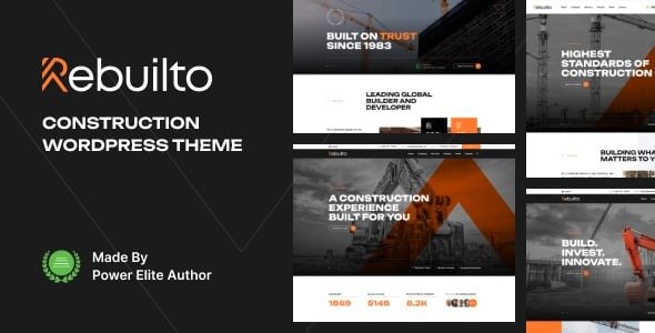Rebuilto - Construction WordPress Theme