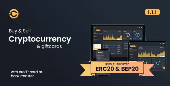 Cryptitan - Crypto Multi-featured Exchange with ERC20 & BEP20 Crypto Support - Giftcard Marketplace