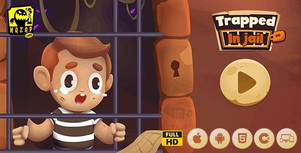 Trapped In Jail - Brain Game (Construct)