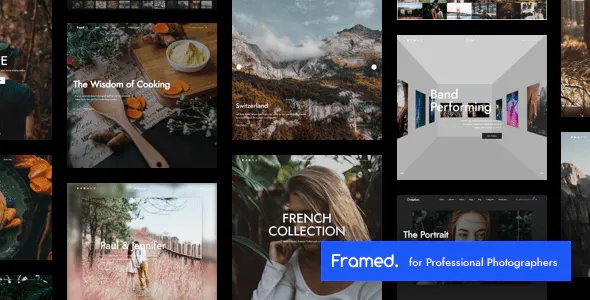 Framed - Photography Portfolio WordPress