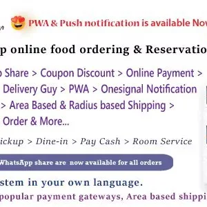 QrexOrder - SaaS WhatsApp Online ordering / Restaurant management / Reservation system