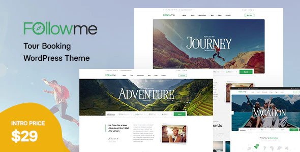 Followme - Tour Booking WordPress Theme