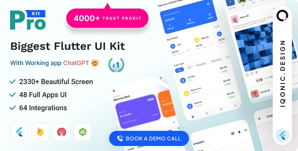 ProKit - Complete Flutter UI Kit with ChatGPT App