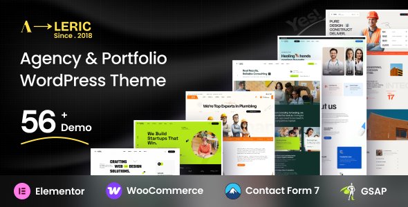 Aleric - Digital Agency and Portfolio WordPress Theme