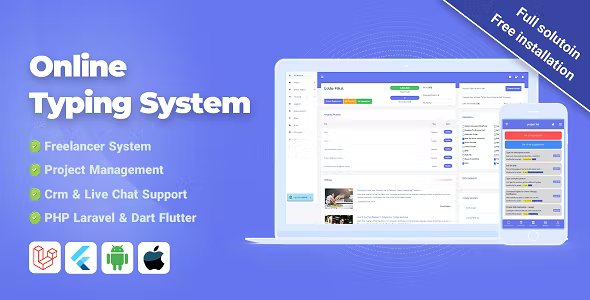 OTS - Laravel Freelancer System - Project Management & Crm With Flutter Applications