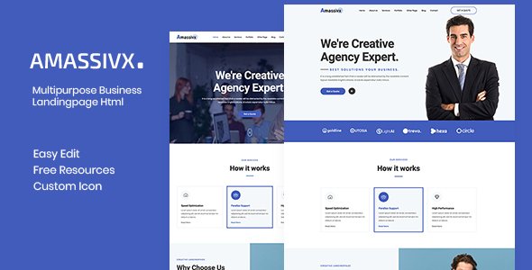 Amassivx – Multipurpose Business WordPress Theme