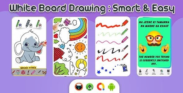White Board Drawing, White Sketch Board, Whiteboard Sketch
