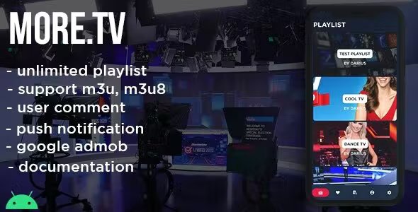 MORE.TV - cloud IPTV player (andoid)
