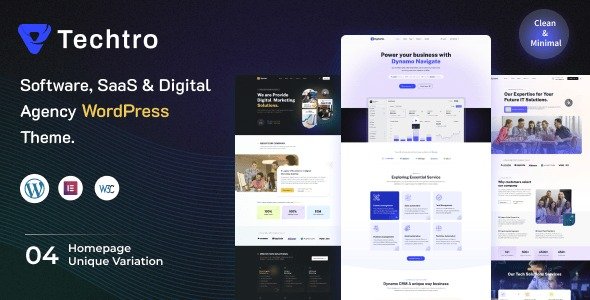 Techtro - Software & Digital Agency WordPress Theme