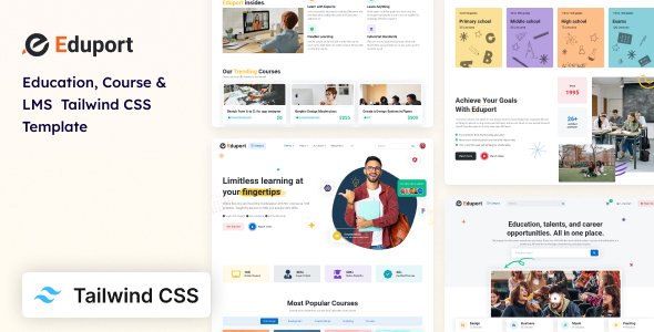 Eduport - LMS, Education and Course Tailwind CSS 4 Template
