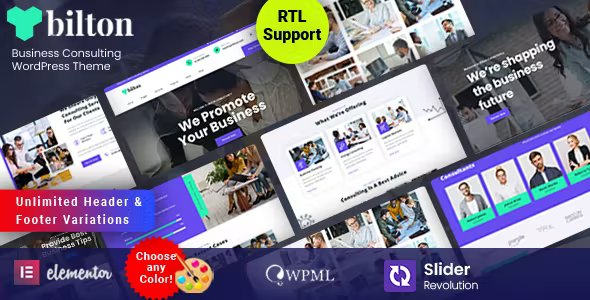 Bilton - Business Consulting WordPress Theme